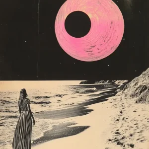 A Woman on a Beach posters & art prints door Samantha Hearn - Premium Poster - 50x70 Offre Du Jour