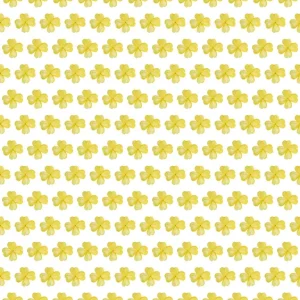 Yellow Flower Pattern posters & art prints door kathrinmay - Premium Poster - 50x70 Livraison Express