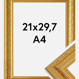 Jusqu’à Épuisement Des Stocks Fotolijst Ornate Goud 21x29,7 cm (A4)