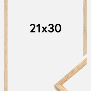 Super Prix Fotolijst Smal Eikenhout 21x30 cm