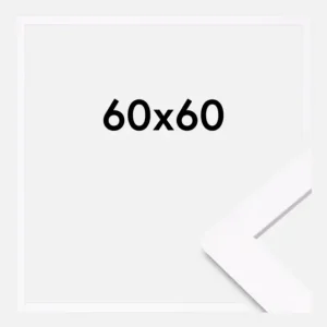 Fotolijst Deco Wit 60x60 cm Expédié Aujourd’hui