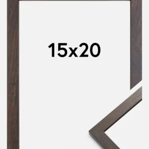 Vente Directe Fotolijst Trendy Acrylglas Walnoot 15x20 cm