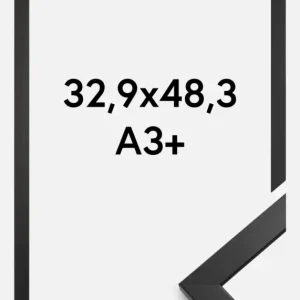 Vente Flash Fotolijst Stilren Zwart 32,9x48,3 cm (A3+)