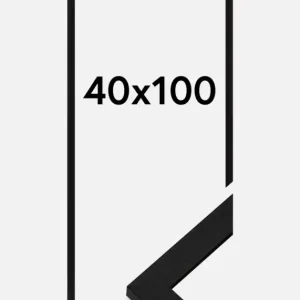 Meilleur Prix Fotolijst BGA Classic Zwart 40x100 cm