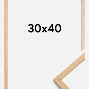 Authentique Fotolijst Edsbyn Eikenhout Premium Ontspiegeld 30x40 cm