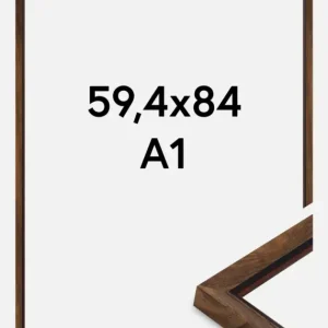 Super Prix Fotolijst Obsidian Noten 59,4x84 cm (A1)