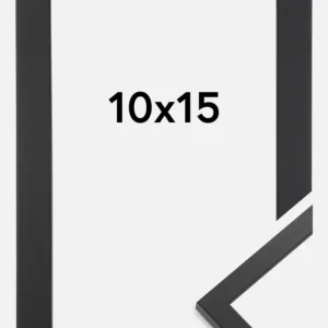 Acheter Direct Fotolijst Trendy Glas Zwart 10x15 cm