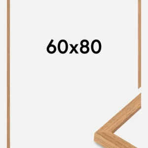 Prix Bas Fotolijst Modern Teak 60x80cm