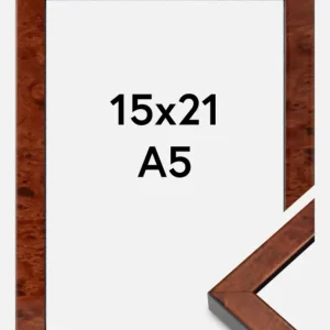 Fotolijst Hermes Burr Walnut 15x21 cm (A5) Jusqu’à Épuisement Des Stocks