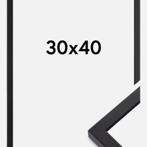 Offre Limitée Fotolijst Torrance Mat Ontspiegeld Glas Zwart 30x40 cm