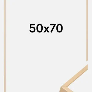 Aluminium Fotolijst Messing 50x70 cm Réduction