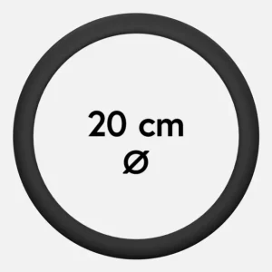 Ronde Fotolijst Zwart 20 cm Ø Promotion