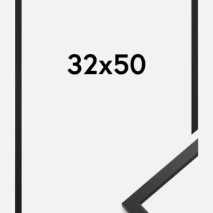 Vente Flash Fotolijst Edsbyn Zwart 32x50 cm