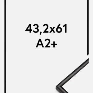 Must-Have Fotolijst Scandi Matt Zwart 43,2x61 cm (A2+)
