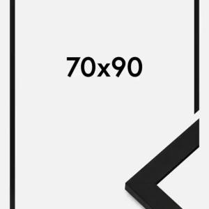 Retour Gratuit Fotolijst BGA Classic Zwart 70x90 cm
