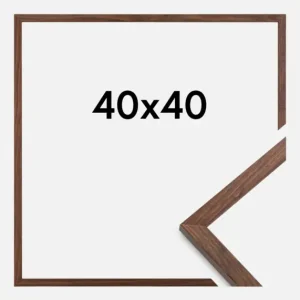 Vente Flash Fotolijst Galant Walnoot 40x40 cm