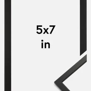 Top Vente Fotolijst Edsbyn Zwart 5x7 Inches (12,7x17,8 cm)