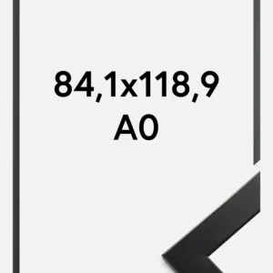 Acheter Direct Fotolijst Trendline Zwart 84,1x118,9 cm (A0)