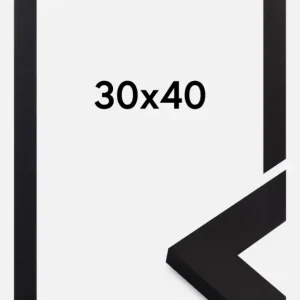 Certifié BGA Select Wide Zwart 30x40 cm