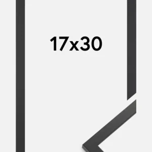 Dernière Chance Fotolijst Trendy Zwart 17x30 cm