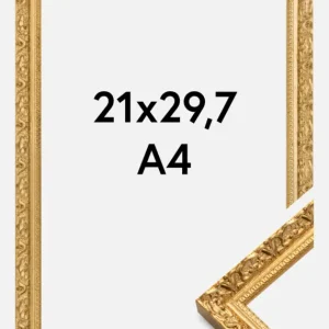 Top Vente Fotolijst Smith Glas Goud 21x29,7 cm (A4)