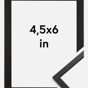 Seulement Aujourd’hui Fotolijst Edsbyn Zwart 4,5x6 Inches (11,43x15,24 cm)