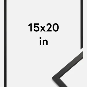 Achat Immédiat Fotolijst Edsbyn Zwart 15x20 Inches (38,1x50,8 cm)