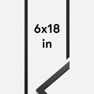 Acheter Direct Fotolijst Edsbyn Zwart 6x18 Inches (15,24x45,72 cm)