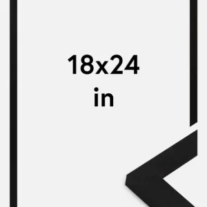 Bon Plan Fotolijst Sleek Zwart 18x24 Inches (45,72x60,96 cm)