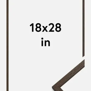 Achat Immédiat Fotolijst Edsbyn Walnoot 18x28 Inches (45,72x71,12 cm)