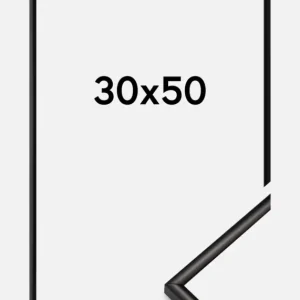 Remise Fotolijst New Lifestyle Matt Zwart 30x50 cm