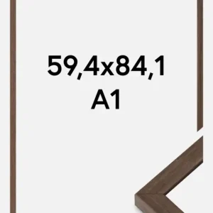 Fotolijst Hermes Walnoot 59,4x84,1 cm (A1) Promotion Saisonnière