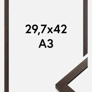 Commande En Gros Fotolijst Selection Acrylglas Walnoot 29,7x42 cm (A3)