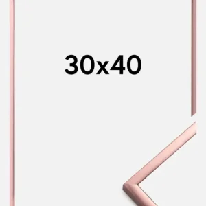 Super Prix Fotolijst Poster Frame Aluminum Glas Roségoud 30x40 cm