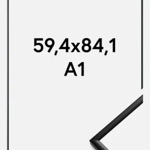 Quantité Limitée Fotolijst New Lifestyle Mat Zwart 59,4x84,1 cm (A1)