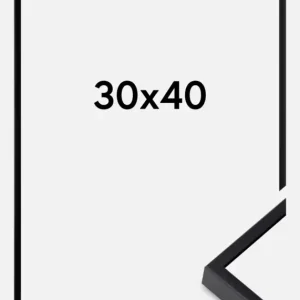 Pas Cher Aluminium Fotolijst Zwart 30x40 cm