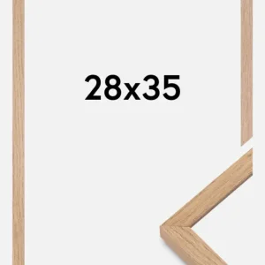 Fotolijst Montgomery Mat Ontspiegeld Glas Eiken 28x35 cm Pas Cher