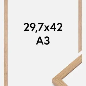Fotolijst Montgomery Mat Ontspiegeld Glas Eiken 29,7x42 cm (A3) Super Prix