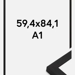 Bon Marché Fotolijst Lofsdalen Zwart 59,4x84,1 cm (A1)