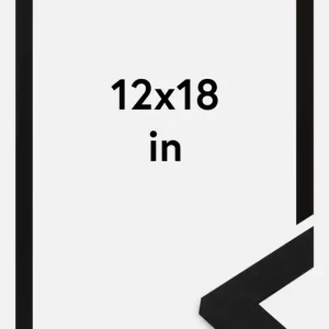Quantité Limitée Fotolijst Sleek Zwart 12x18 Inches (30,48x45,72 cm)