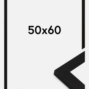 Commande En Gros Fotolijst Sleek Zwart 50x60 cm