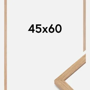 Promotion Fotolijst Montgomery Mat Ontspiegeld Glas Eiken 45x60 cm