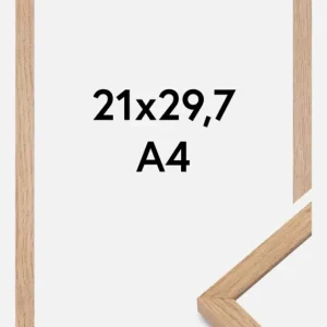 Fotolijst Montgomery Mat Ontspiegeld Glas Eiken 21x29,7 cm (A4) Meilleur Choix