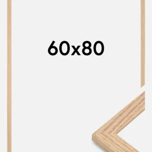 Achat Immédiat Fotolijst Tidlös Massief Eik 60x80 cm
