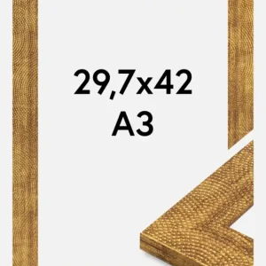 Retour Gratuit Fotolijst Linea Goud 29,7x42 cm (A3)