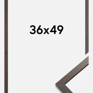 Retour Gratuit Fotolijst Trendy Walnoot 36x49 cm