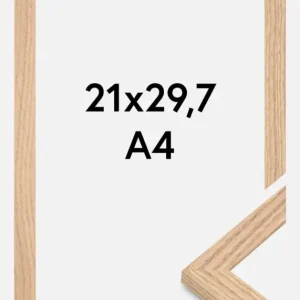 Fotolijst Tidlös Massief Eik 21x29,7 cm (A4) Offre Spéciale