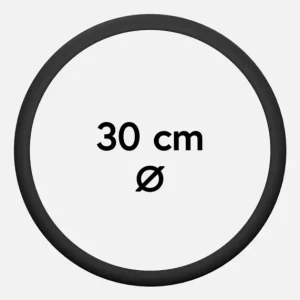 Ronde Fotolijst Zwart 30 cm Ø Dernier Modèle