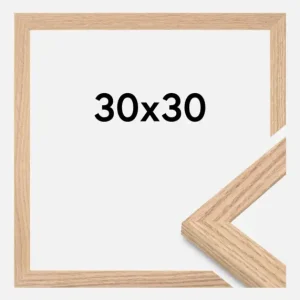 Fotolijst Tidlös Massief Eik 30x30 cm Réduction