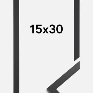 Livraison Gratuite Fotolijst Trendy Zwart 15x30 cm